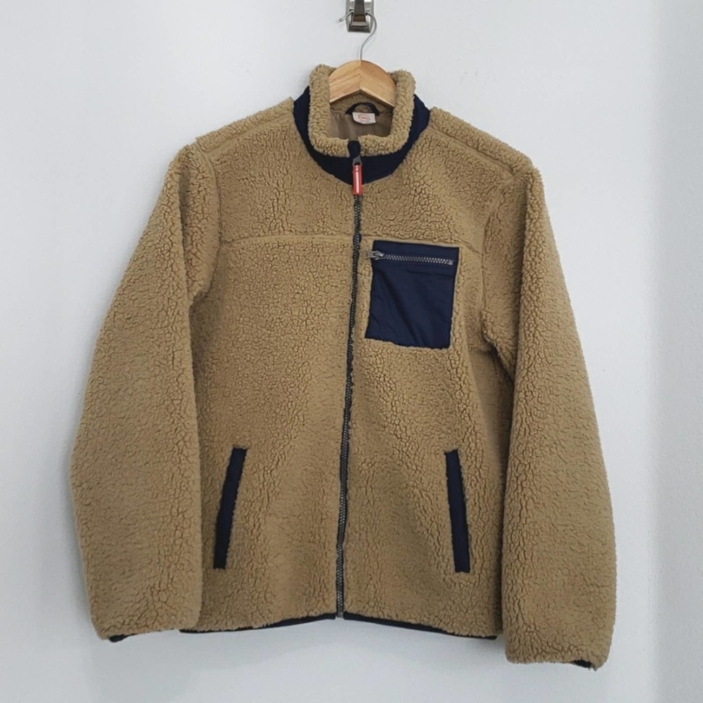 Full Front Zip Teddy Bear Jacket, Big Kid's Size: 18, $25